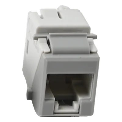 Jack Keystone / Cat5e UTP / RJ45 / T568A-B / -10 a 60°C / Color Gris