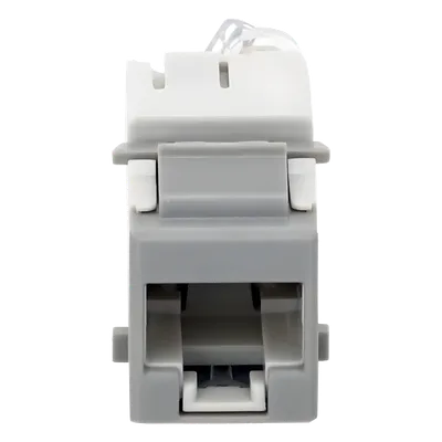 Jack Keystone / Cat5e UTP / RJ45 / T568A-B / -10 a 60°C / Color Gris