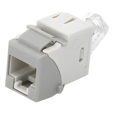 Jack Keystone / Cat5e UTP / RJ45 / T568A-B / -10 a 60°C / Color Gris