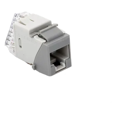 Jack Keystone / Cat5e UTP / RJ45 / T568A-B / -10 a 60°C / Color Gris