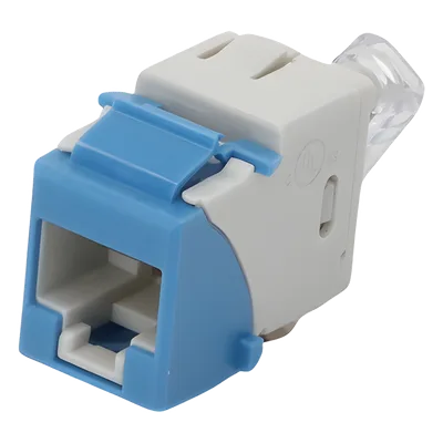 Jack Keystone Cat6 / UTP / Terminación 110 / Color Azul / -10 a 60°C / UL 94 V-0