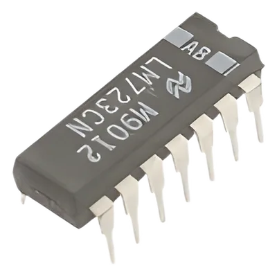 Circuito Regulador de Tensión / Entrada 3 a 40 V / Limitación de Corriente 150 mA / Control Remoto / Protección contra Sobrecargas y Cortocircuitos