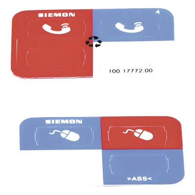 Icono Ultramax para Identificación de Jacks, Color Azul, Bolsa con 100 Piezas