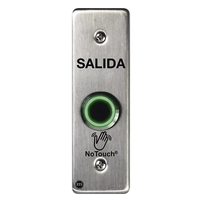 Interruptor IR sin contacto / Acero inoxidable 304 / Montaje delgado 4.5 x 4.5 x 0.26 pulgadas / Salida relé ajustable 0.5-20 s / Contacto seco tipo C
