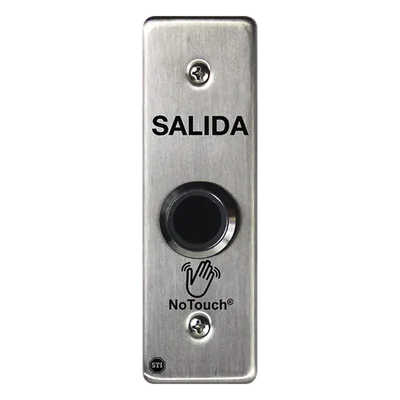 Interruptor IR sin contacto / Acero inoxidable 304 / Montaje delgado 4.5 x 4.5 x 0.26 pulgadas / Salida relé ajustable 0.5-20 s / Contacto seco tipo C