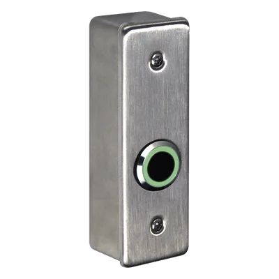 Botón de Salida NoTouch / Sensor IR / Acero Inoxidable 304 / Contacto Seco / LED Dual / Montaje Delgado 0.26"