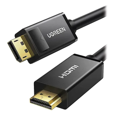 Cable Adaptador DisplayPort a HDMI / 4K UHD 30 Hz / Audio 7.1 / 1.50 m (4.92 ft) / Conector con Liberación / Unidireccional