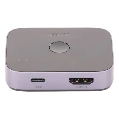 Conmutador HDMI 2.1 / 8K @60Hz / 4K @120Hz / 48Gbps / 2×1 / HDR Dolby / 7.1 Canales