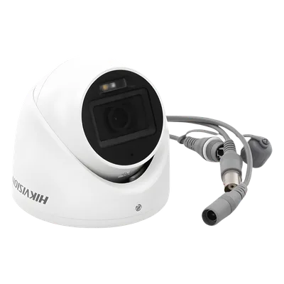 Cámara Turret TURBOHD / 3K 5 Megapixel / Lente 2.8 mm / Gran Angular 104.9° / IR 30 m (98.4 ft) + Luz Blanca 20 m (65.6 ft) / IP67 / Audio Integrado / 4 Tecnologías