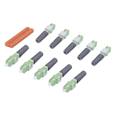 Conector Mecánico SC/APC / Monomodo 3 mm / Pre-pulido / Reterminable 5x / IL ≤0.4 dB / RL ≥55 dB / -40 a 85 °C
