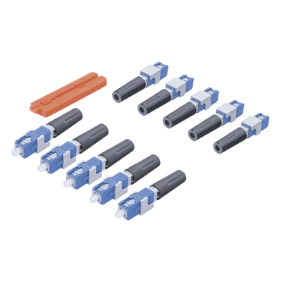 Conector Mecánico / SC/UPC / Monomodo / 3 mm (0.12 pulgadas) / Pre-pulido / 10 piezas