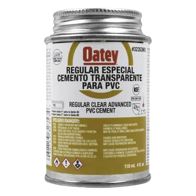Cemento PVC / 118 ml / Conduit Pesado / Baja Emisión de Olores / Resistencia Mecánica