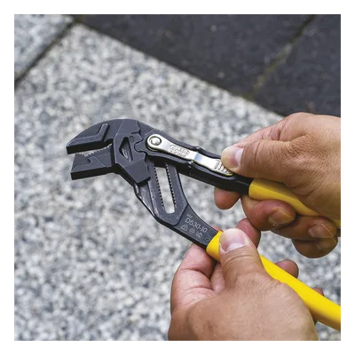 Llave de Pinzas Inglesa-Perico / 10" (25.4 cm) / Apertura Máxima 2" (5.1 cm) / 20 Posiciones Ajustables / Acero para Herramientas