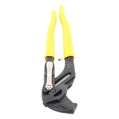 Llave de Pinzas Inglesa-Perico / 10" (25.4 cm) / Apertura Máxima 2" (5.1 cm) / 20 Posiciones Ajustables / Acero para Herramientas