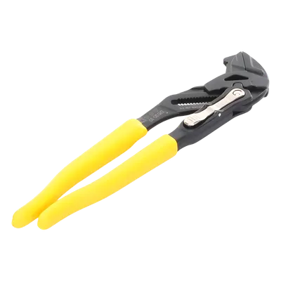 Llave de Pinzas Inglesa-Perico / 10" (25.4 cm) / Apertura Máxima 2" (5.1 cm) / 20 Posiciones Ajustables / Acero para Herramientas