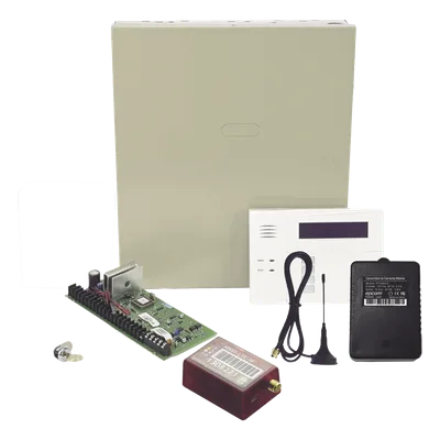 Panel de Control de Alarma / 48 Zonas Híbridas / 3 Particiones / Comunicador 4G LTE-M/5G / Teclado-Receptor Inalámbrico