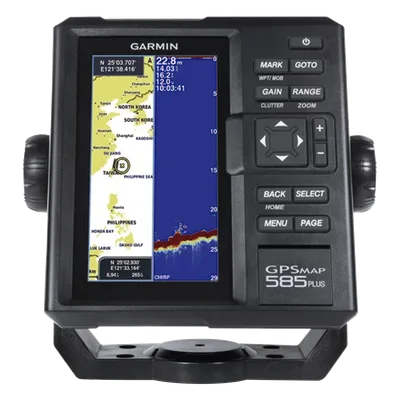 Plotter de Navegación GPS / Pantalla 6" WVGA / Sonar CHIRP 600W / ClearVü Scanning Sonar / GPS-GLONASS-BeiDou / Quickdraw Contours / IPX7