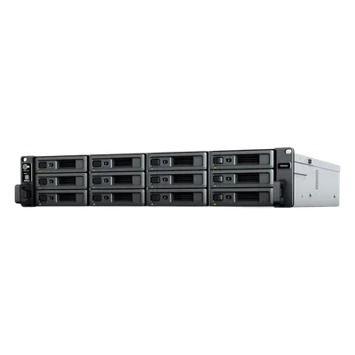 Servidor NAS Rack / 12 Bahías / 2U / Hasta 216 TB (expansible a 432 TB) / Rendimiento 3,500/1,700 MB/s / 10GbE / Fuentes Redundantes / Alta Disponibilidad