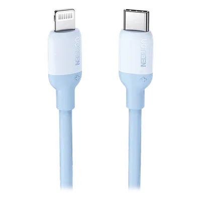 Cable USB-C a Lightning / Certificado MFi / 1 Metro (3.3 Pies) / Carga Rápida PD 20W / Sincronización 480 Mbps / Silicona TPE / Navy Blue