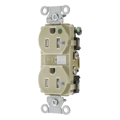 Contacto Duplex / 20 A / 250 V CA / NEMA 6-20R / Grado Hospitalario / 3.28 in x 1.65 in x 1.19 in