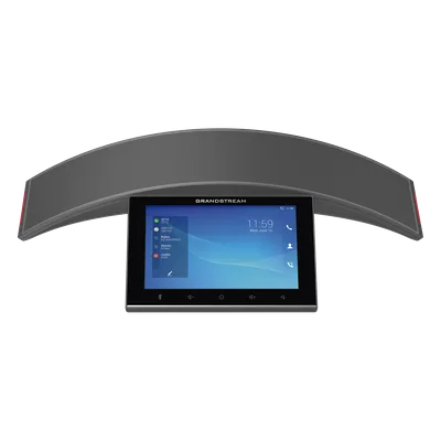 Teléfono IP de Audioconferencia / Android 10 / 12 Líneas SIP / Pantalla Táctil 7" / Wi-Fi 6 / Bluetooth 5.0 / PoE / Alcance de Voz 5 m (16.4 ft)