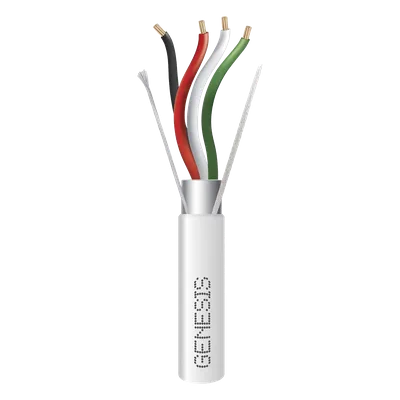 Cable para Alarma / 4x22 AWG / Blindado / Riser / 305 m (1000 ft) / Resistente a Luz Solar