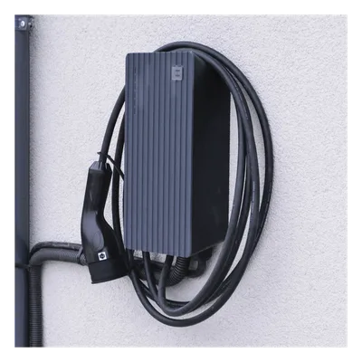 Estación de Carga Vehículos Eléctricos / 7.4kW / 32A Bifásica / IP55/IK10 / Wi-Fi + Ethernet / RFID-NFC / OCPP 1.6 / Cable 5m (16.4 ft) / Tipo 1 SAE J1772