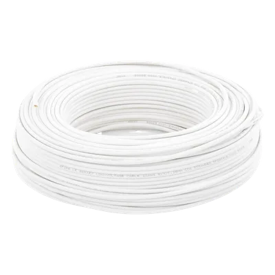 Cable para Alarma / 4 Conductores / 22 AWG / CCA / 100 m (328 ft) / Retardante a la Llama / Blanco