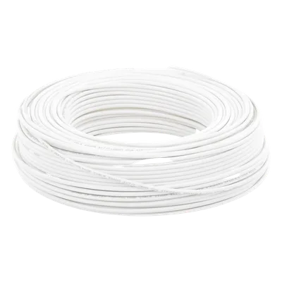 Cable para Alarma / 4 Conductores / 22 AWG / CCA / 100 m (328 ft) / Retardante a la Llama / Blanco