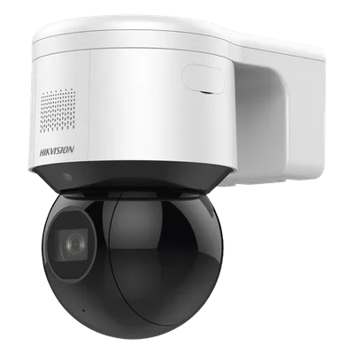 Domo PTZ IP / 4 Megapixel / 4X Zoom Óptico / IR EXIR 50 m (164 ft) / WDR 120 dB / AcuSense / Luz Estroboscópica y Sirena / PoE+ / IP66