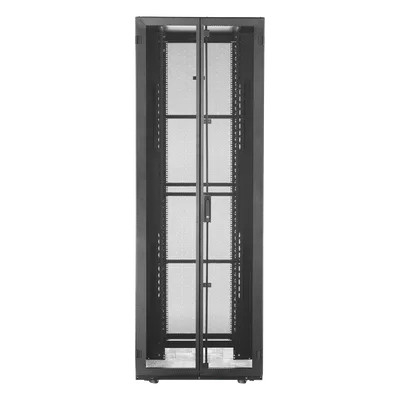 Gabinete para Centros de Datos / 42 UR / 600 mm Ancho / 1070 mm (3.51 ft) Profundidad / Carga 1588 kg / Puerta 80% Perforación / Acero Soldado