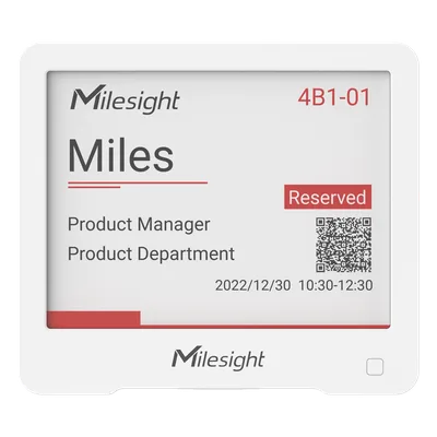 Display E-Ink LoRaWAN / 4.2 Pulgadas / Tres Colores / 400 x 300 Pixeles / Ángulo de Visión 180° / Consumo Mínimo