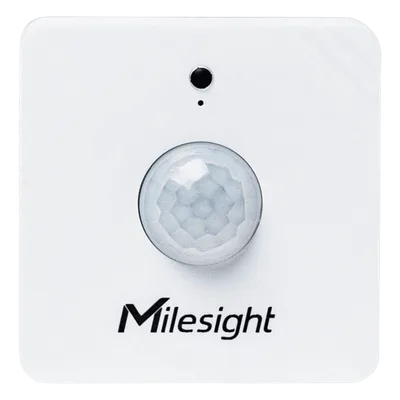 Sensor de Ocupación LoRaWAN / Detección PIR y Luz / 120° x 100° / Alcance 8 m (26.2 ft) / 1-60000 Lux / Alcance RF 15 km (9.3 mi)