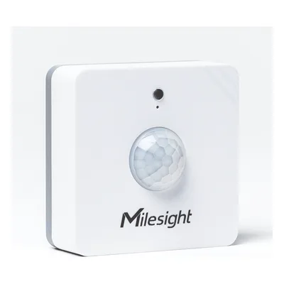 Sensor de Ocupación LoRaWAN / Detección PIR y Luz / 120° x 100° / Alcance 8 m (26.2 ft) / 1-60000 Lux / Alcance RF 15 km (9.3 mi)