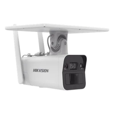 Kit Solar IP Autónomo / 4 Megapixel / Doble Detección Radar + PIR / IR 10 m (32.8 ft) / 4G con SIM / Audio Bidireccional / IP67 / Autonomía 11 Días
