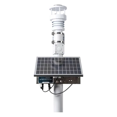 Estación Meteorológica LoRaWAN / Transmisión hasta 15 km (9.3 mi) / Panel Solar y Batería / IP65-IP67 / 19,000 Registros Históricos