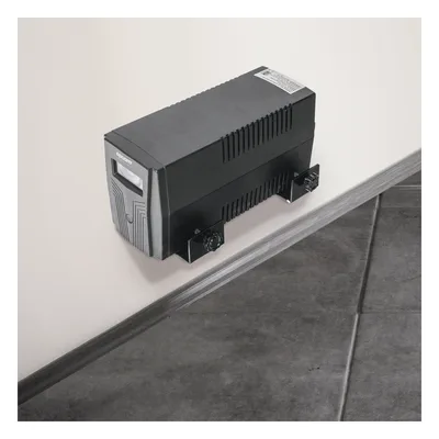 Kit de Ménsulas para Backup / 120 x 120 mm (4.7 x 4.7 in) / Soporte 100 mm (3.9 in) / Montaje en Pared / Metal Negro