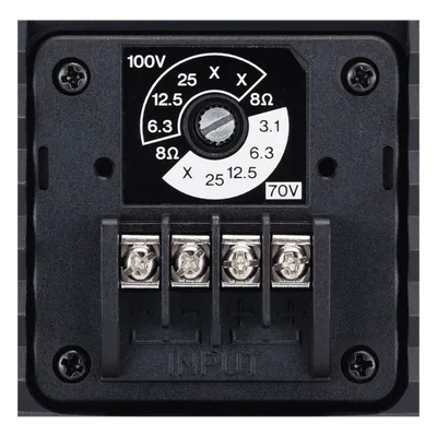Altavoz de Montaje en Pared / 2 Vías / Woofer 4 pulgadas / Tweeter 1 pulgada / IPX3 / 70/100V y 8 Ohms / Par