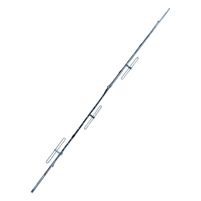 Antena base / 4 Dipolos / 144-160 MHz / 6/9 dBi / 500W / Aluminio