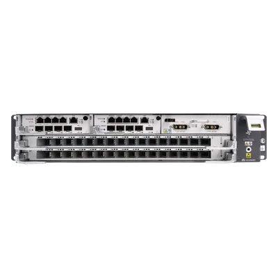 OLT GPON Carrier Class / 16 Puertos GPON SFP C+ / 2 Ranuras / 2 UR / Rango -40°C a +65°C / 105W a 284W