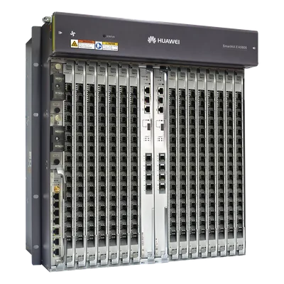 OLT Carrier Class / 16 Puertos GPON C+ / 15 Ranuras / Dual Controladora / Dual Fuente DC / 11 UR / GPON/XG-PON/XGS-PON/P2P 10GE/GE