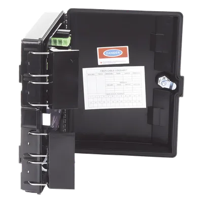 Caja de Empalme para Fibra Óptica / 24 Fusiones / 16 Puertos Drop FTTx / IP65 / Splitter 1x16 SC/APC / -40°C a +85°C