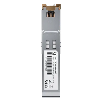 Módulo Transceptor SFP a RJ45 / 1000BASE-T / 1 Gbps / Alcance 100 m (328 ft) / Cobre Ethernet