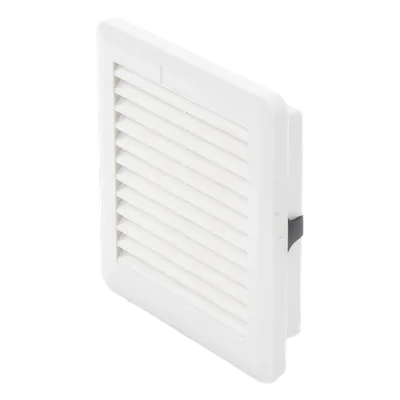 Respirador con Filtro para Gabinete / Filtro G4 Eficiencia 94% / IP54 / Aluminio / -40°C a +70°C / Montaje por Clips / 125 x 125 mm