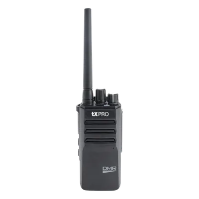 Radio Portátil / DMR Digital y Analógico / VHF 136-174 MHz / 64 Canales / 4 Zonas / Cifrado / 5W / USB-C