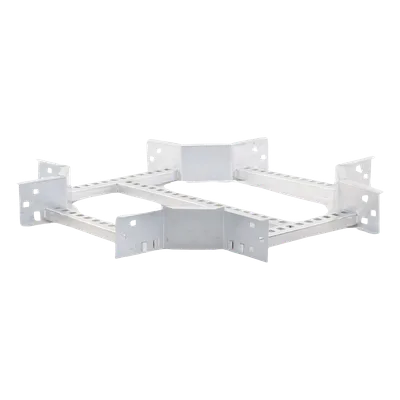 Derivación "X" Horizontal de Aluminio Perfil Z / Peralte 3 1/4" / Ancho 12"/ Radio 8" / Incluye Tornillería (CHXHEZ314R8X12AK)