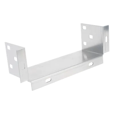 Conector de Escalera Portacables / Aluminio / Peralte 3 1/4" / Ancho 9" / Tornillería Incluida