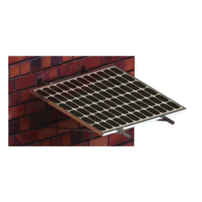 Soporte de Montaje Solar / Perfil de Aluminio Anodizado 1300 mm / Módulos 30-35 mm / Tornillos Autoperforantes Incluidos / Exterior