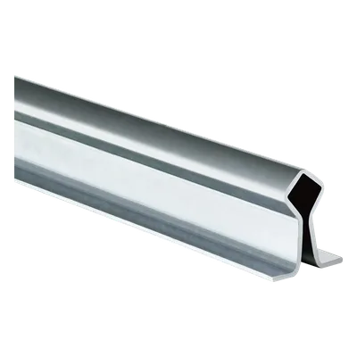 Guía de Piso para Ruedas Tipo V / 6 m (19.7 ft) / Acero Galvanizado / Fijación a Cemento / 3.78 kg/m
