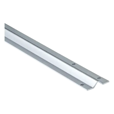 Guía de Piso para Ruedas Tipo V / Acero Galvanizado Electrolítico / Longitud 6 m (19.7 ft) / Montaje de Sobreponer / 1.51 kg/m